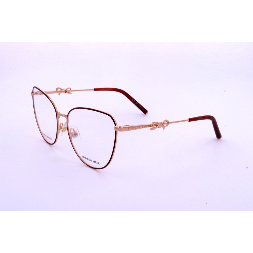 NEW Carolina Herrera HER 0220 0AU200 Red Gold Sunglasses authentic